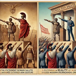 Roman Salute fascist invention